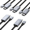 Picture of BENFEI 5 Pack USB-C to DisplayPort 6 Feet Cable(8K@60Hz 4K@144Hz), USB Type-C to DisplayPort Cable [Thunderbolt 3/4/5 Compatible] with iPhone 15 Pro/Max,MacBook Pro/Air 2023,iPad Pro,iMac,S23,XPS 17