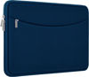 Picture of Laptop Sleeve Case 14 inch, Shockproof Protective Laptop Cover Briefcase Carrying Computer Bag with Accessory Pocket Portable Laptop Sleeve for 14" MacBook, HP, Dell, Lenovo, Acer, Blue