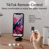 Picture of Tiktok and Kindle app Scrolling Ring Smart Remote Control Ring for TikTok Page Turner for Kindle App, Bluetooth Control Video Recording, iPhone, iPad, iOS, Android - Black (Black)