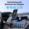 Picture of GLOBELEC Aux to Bluetooth 5.3 Adapter,USB-3.5mm Aux Audio Adapter Receiver with Built-in Mic for Hands-Free Calls,Plug and Play Bluetooth Receiver,Compatible with Car Speaker and Home Audio