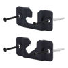 Picture of Seayoo 1 Pair of Black Wall Mount Bracket AH96-03064A for Samsung Soundbar HWH750 HW-H750 HW-H450 HW-J355 HWH751 HW-H751 HWJM25 HW-JM25 HWJM45C HW-JM45C HW-JM45C/ZA Soundbar Wall Hooks