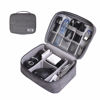 Picture of GaiRen Referee Headset Organizer Bag, Fit 4 Pack V4/V6/FBIM Electronics Accessories Carrying Case for Referee Communication System for Cable Charger Volleyball Soccer Ref Officials (Black)