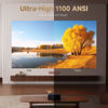 Picture of [1100 ANSI & Google TV] Wanbo X5 Pro 4K Projector with WiFi and Bluetooth, Home Outdoor Movie Proyector, Auto Focus & Keystone, 26dB Low Noise, Native 1080P, Smart Projector with Netflix & Google Play
