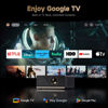 Picture of [1100 ANSI & Google TV] Wanbo X5 Pro 4K Projector with WiFi and Bluetooth, Home Outdoor Movie Proyector, Auto Focus & Keystone, 26dB Low Noise, Native 1080P, Smart Projector with Netflix & Google Play