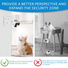 Picture of 2Pack Adhesive Metal Wall Mount Bracket, Compatible with Wyze Cam Pan V3/V2, Google Nest Cam, Eufy Security Solo Indoor Cam E220/P24, Blink Mini Pan Tilt Cam, No Drilling VHB Stick On or Screw Install