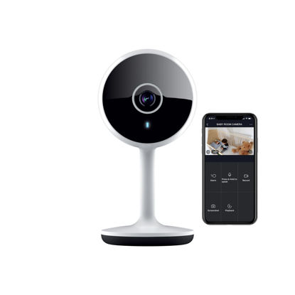 Picture of Geeni Vivid Indoor Smart WiFi Security Camera - 1080p HD Surveillance with 2-Way Speaker, Motion Sensor, and Night Vision - Compatible with Alexa and Google Assistant