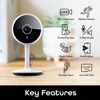 Picture of Geeni Vivid Indoor Smart WiFi Security Camera - 1080p HD Surveillance with 2-Way Speaker, Motion Sensor, and Night Vision - Compatible with Alexa and Google Assistant