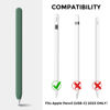 Picture of AhaStyle Silicone Case for Apple Pencil (USB-C) 2023 Ultra Thin Proteative Cover Skin Apple Pencil Sleeve Anti-Slip Grip Compatible with Apple Pencil USB C (Alpine Green)