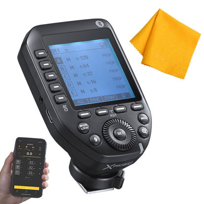 Picture of Godox XProII XProII-C Wireless Flash Trigger for Canon Camera, 2.4G Wireless Flash Transmitter HSS 1/8000S, Bluetooth Connection, TCM Transform Function, Large LCD Display (Xpro-C Upgrade)