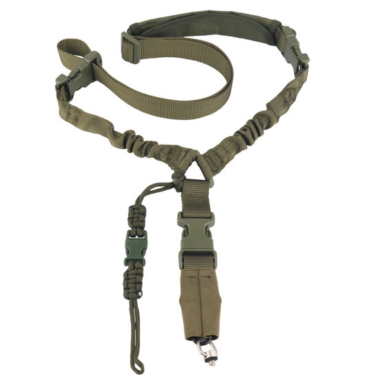 Picture of Rigdance Camera Shoulder Strap Quick Release with Safety Tether, Unique Adjustable Camera Neck Strap for Nikon for Sony for Canon for Olympus DSLR Camera - Army Green
