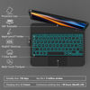 Picture of For iPad 10th Generation Case with Keyboard for iPad 10.9“2022，Touch Keyboard for iPad 10th Generation - 10 Color Backlight, 360° Rotatable Protective Cover with Pencil Holder for iPad 10.9 inch 2022