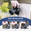 Picture of JJC Metal Thumb Up Grip Thumb Rest for Nikon Zf Z f Camera, Hot Shoe Mount Stand Thumb Support for Stable and Safe Hand Hold, with Anti-Scratch Silicone Pad, Not Affect The Use of Camera Buttons