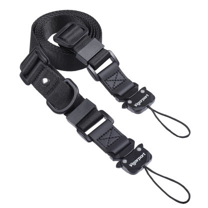Picture of Vigorport Camera Strap, Crossbody Shoulder Strap, Camera Neck Strap with Quick Release Metal Buckle for DSLR/Binoculars