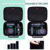 Picture of XANAD Camera Case Compatible with Canon EOS Rebel T7 / R100 / R50 / R6 Mark II / R8 / T100, Sony, Nikon DSLR Camera, Lens, Tripod, with 4 Pieces of Dividers and Shoulder Strap（Black）