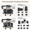 Picture of TAAOKA Camera Sling Bag,SLR/DSLR Camera Case with Tripod Holder,Waterproof Camera Shoulder Crossbody Bag for Photographers (Beige)