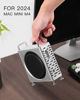 Picture of Aluminum Chassis Stand for 2024 Mac Mini M4/M4 Pro - Mac Mini M4 Stand - Mac Mini M4 Case - Optimized Heat Dissipation - Accessories for Mac Mini M4