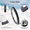 Picture of 58mm Lens to 72mm Camera Filters Ring Compatible All 58mm Camera Lenses to 72mm UV CPL ND Filter Accessory and 72mm Lens Hood(58-72mm)