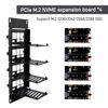 Picture of GeeekPi 10 Inch 2U Rack Mount for Raspberry Pi 5/4B, with 4PCS PCIe to M.2 NVMe SSD Adapters, Compatible with DeskPi RackMate T1/T0/T2/10 Inch Server Rack