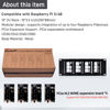 Picture of GeeekPi 10 Inch 2U Rack Mount for Raspberry Pi 5/4B, with 4PCS PCIe to M.2 NVMe SSD Adapters, Compatible with DeskPi RackMate T1/T0/T2/10 Inch Server Rack