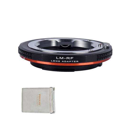 Picture of PHOLSY Lens Mount Adapter Manual Focus: Compatible with Leica M Lens to Canon RF (EOS R-Type) Camera Body