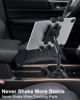 Picture of woleyi Cup Holder Tablet Holder for Car Mount - [Metal Arm] Heavy Duty Adjustable Car Cup Tablet Mount Truck Car Accessories, for 4-13" Tablets iPad Pro Air Mini, Galaxy Fold, Kindle Fire, iPhone
