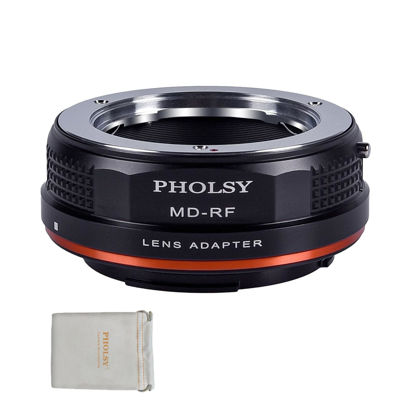 Picture of PHOLSY Lens Mount Adapter Manual Focus: Compatible with Minolta Rokkor MD (MC/SR) Lens to Canon RF (EOS R-Type) Camera Body