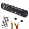 Picture of HiLetgo 12V MP3 WMA Audio Bluetooth Decoding Board w/SD Card Slot/USB/FM/Remote Decoding Module for Car with LCD Display and Remote Controller