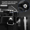 Picture of Exquisite Metal Concave Shutter Release Button for Fujifilm X100VI X100V X-T5 X-T4 X-T3 X-T30 X- X-T20 X-PRO3 X-E4 X-E3 Nikon Zf DF Leica Q3 M10 So ny RX1 R etc,Diameter 0.47in Silver