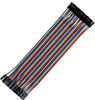 Picture of California JOS 40 PCS 20 CM (8 inch) Breadboard Jumper Wires Wire Length Optional Dupont Cable Assorted Kit Female to Female Multicolored Ribbon Cables