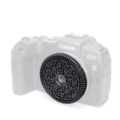 Picture of 32mm F10 Free Focus Pancake Lens for RF Mount Compatible with EOS R Series Mirrorless Cameras