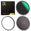 Picture of K&F Concept 58mm Magnetic ND64 Lens Filter (6-Stop Fixed Neutral Density Filter) Magnetic Basic Ring + Filter Cap with 28 Multi-Layer Coatings for Camera Lens (Nano-X Series)