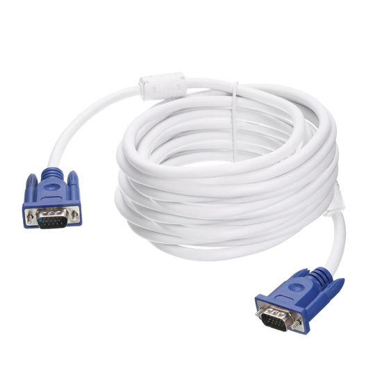 Picture of MECCANIXITY VGA to VGA Cable, 10M/33ft Male to Male VGA 3+4 Video Cable for Computer, Projector