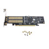 Picture of chenyang M.2 NVME to PCIe 3.0/4.0 X16 ＆ SATA/MSATA SSD to SATA 3 in 1 Combo SSD Upgrade Expansion Card Adapter