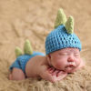 Picture of Newborn Photography Props Crocheted Baby Boy Dinosaur Outfit Handmade Knitted Photo Prop Infant Accessories (3-12 Months)