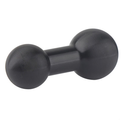 Picture of Rigdance Aluminum 20mm Ball to 17mm Ball Adapter Extension Connector, for Garmin and Other GPS Devices with 17mm Ball Connections, Compatible with Bulletpoint Dash Mount Arm