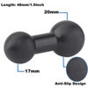 Picture of Rigdance Aluminum 20mm Ball to 17mm Ball Adapter Extension Connector, for Garmin and Other GPS Devices with 17mm Ball Connections, Compatible with Bulletpoint Dash Mount Arm