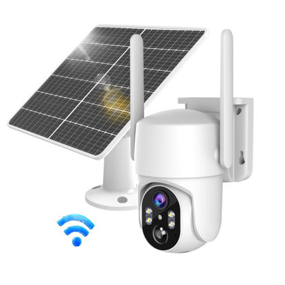 Picture of Solar Security Cameras Wireless Outdoor, 2K HD WiFi Cameras for Home Security, 360 Surveillance Camera with Solar Panel Battery, Color Night Vision, 2-Way Talk, PIR Motion Detection, Cloud Storage