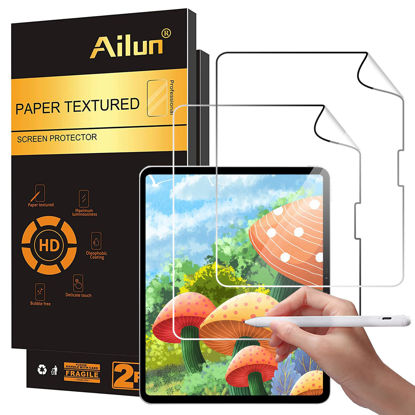 Picture of Ailun Paper Textured Screen Protector for iPad Pro 13 Inch 7th Generation [2024 Release] 2 Pack Draw and Sketch Like on Papertouch Anti Glare