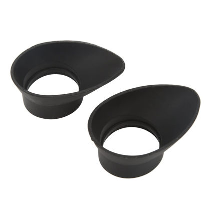Picture of 2PCS Binocular Eye Cups, Binocular Eye Cups Replacement 27mm Inner Diameter Foldable Binocular Rubber Eyepiece Eye Guards Cups