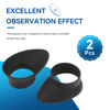 Picture of 2PCS Binocular Eye Cups, Binocular Eye Cups Replacement 27mm Inner Diameter Foldable Binocular Rubber Eyepiece Eye Guards Cups