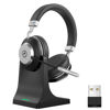 Picture of Wireless Headset with Mic for Work, Bluetooth Headset with Microphone (AI Noise Cancelling), 60 Hours Woktime Wireless Headphone for Work from Home/Call Center/Office/PC/Laptop/Computer/Zoom/Teams