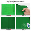 Picture of UTEBIT Green Backdrop 5 x 6.5ft Green Screen Photography Background Polyester Fabric Green Cloth Back Drop for Video/Studio/Photo/Live/Editting(Backdrop Only)
