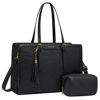 Picture of LOVEVOOK Laptop Bag for Women Vintage Leather Laptop Tote 15.6 inch Large Capacity Computer bag with Clutch Purse for Work