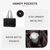 Picture of LOVEVOOK Laptop Bag for Women Vintage Leather Laptop Tote 15.6 inch Large Capacity Computer bag with Clutch Purse for Work