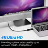 Picture of DisplayPort to HDMI Adapter 3 Pack, 4K Uni-Directional Gold Plated DP PC to HDMI Monitor, Male to Female Converter, Compatible with DisplayPort Source Devices