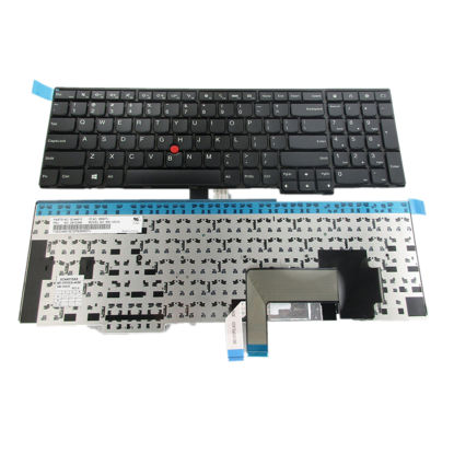 Picture of SUNMALL New Laptop Keyboard Replacement with (Frame and Pointer) Compatible with IBM Lenovo ThinkPad Edge E531 W540 W541 W550 W550S T540 T540P T550 Series Fit P/N 0C45254 04Y2465 no Backlit
