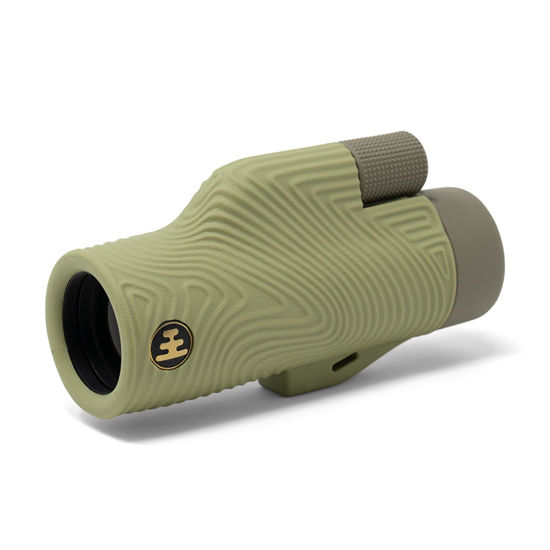 Picture of Nocs Provisions Field Tube 10x32 Waterproof Monocular, 10X Magnification Telescope, Bak4 Prism, Wide Field of View for Bird Watching, Backpacking & Wildlife Viewing - Ponderosa Green