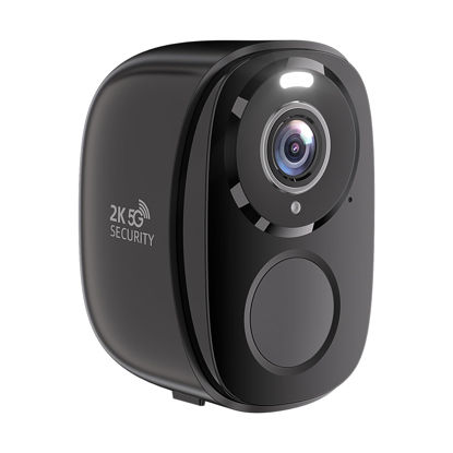 Picture of ELECCTV 5G/2.4G WiFi Security Cameras Wireless Outdoor, 2K 5G Security Camera with AI Motion Detection, Color Night Vision, Siren, IP65, 2-Way-Audio, Support Alexa&Google Assistant, Cloud/SD (1)