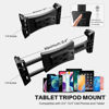 Picture of Tablet Tripod Mount Adapter 360 Degree Rotatable Universal, Tablet Clamp Holder for Tripod, Selfie Stick, Monopod, Compatible with iPad Pro, iPad Air, iPad Mini, 3.5-13.5 Inch Phone Tablet