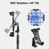 Picture of Tablet Tripod Mount Adapter 360 Degree Rotatable Universal, Tablet Clamp Holder for Tripod, Selfie Stick, Monopod, Compatible with iPad Pro, iPad Air, iPad Mini, 3.5-13.5 Inch Phone Tablet